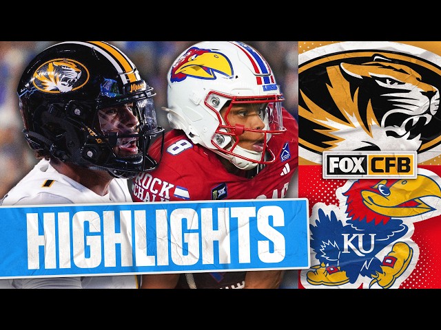 No. 23 Missouri Tigers vs Kansas Jayhawks Highlights 🏈 FOX College Football