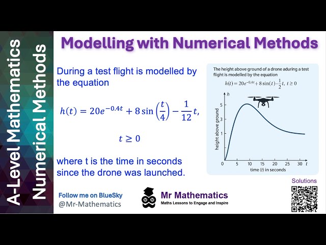 Modelling with Numerical Methods | A-Level Maths | Mr Mathematics