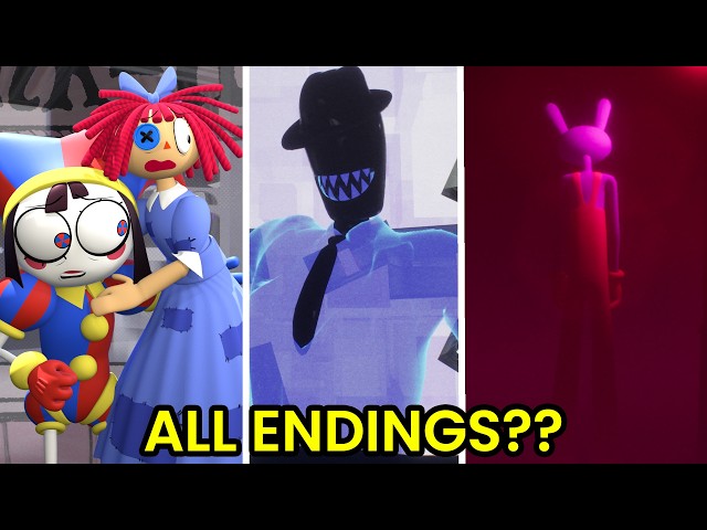 THE AMAZING DIGITAL CIRCUS FEW YEARS LATER + ALL ENDINGS!!
