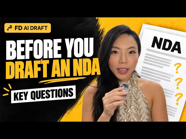 Can ChatGPT Draft an NDA? What FD AI by Founders Doc Would Do Differently