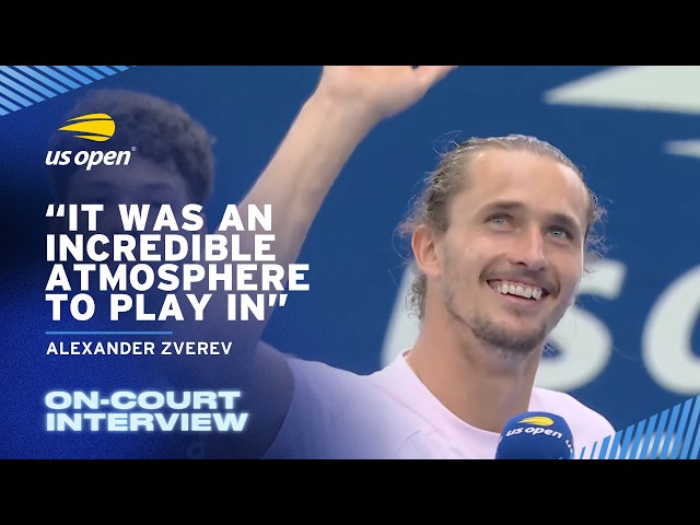 Alexander Zverev On-Court Interview | 2026 US Open Final