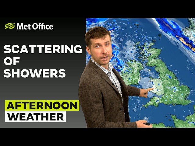 01/10/2026 - Scattered showers in the west - Afternoon Weather Forecast UK - Met Office Weather