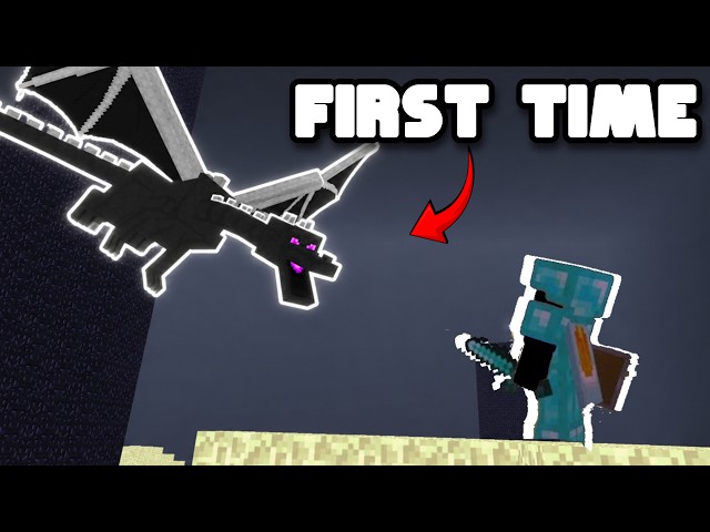 we beat minecraft for the first time