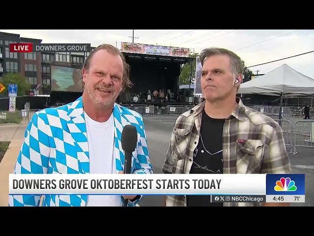 Downers Grove Oktoberfest 2026 - NBC Channel 5 News - Interview