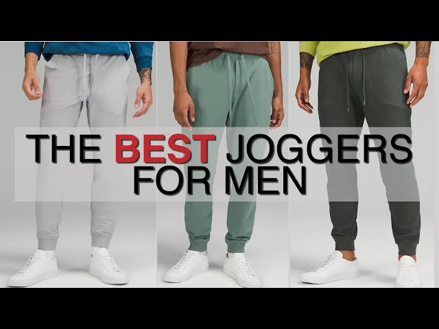 THE BEST JOGGERS FOR MEN | TRY ON + REVIEW ABC, AT EASE, AND CITY SWEAT | LULULEMON