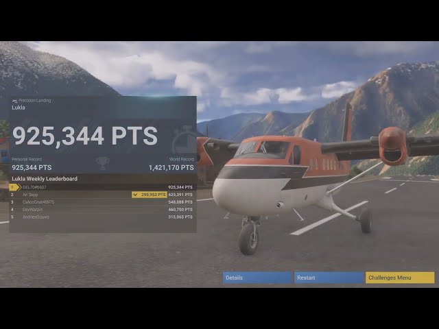 Microsoft Flight Simulator 2024 | 🏆 1st place Lukla Precision Landing #pc#4k#FlightSim