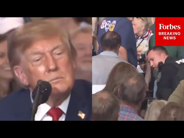 SHOCK MOMENT: Fight Breaks Out At Trump's South Carolina Midterm Rally