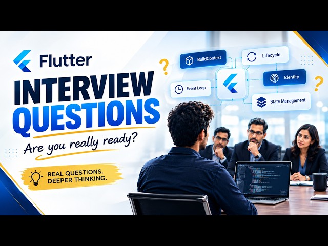 Can You Answer These Flutter Interview Questions? | Senior Engineer Mindset