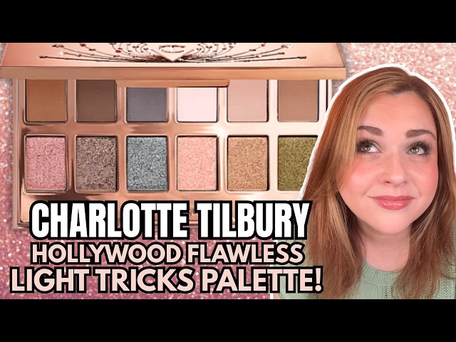 CHARLOTTE TILBURY HOLLYWOOD FLAWLESS LIGHT TRICKS EYESHADOW PALETTE REVIEW, SWATCHES & DEMOS!