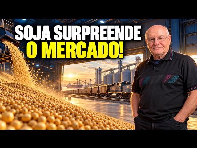 The market is looking at Chicago, but the big soybean news is happening right here in Brazil