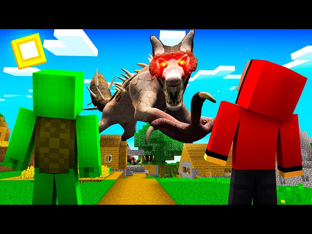 JJ and Mikey Caught GIANT WOLF from Zoochosis on Security Camera in Minecraft!