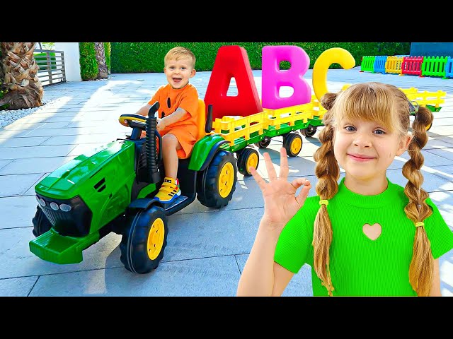 Learn numbers, shapes, colors with Oliver | Educational videos for kids
