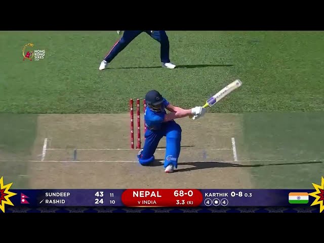 India vs Nepal Match Highlights | Bowl Match 3 | Match 17 | Hong Kong Sixes 2025