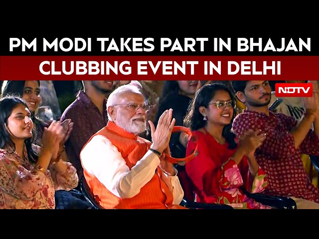 PM Modi | "Spectacular": PM Modi Takes Part In Bhajan Clubbing Event In Delhi