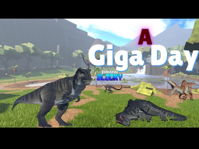 A Giga Day Jurassic Blocky Cinematic | Inspiration by A Spino Day from @KUBattleF #jurassicblocky 
