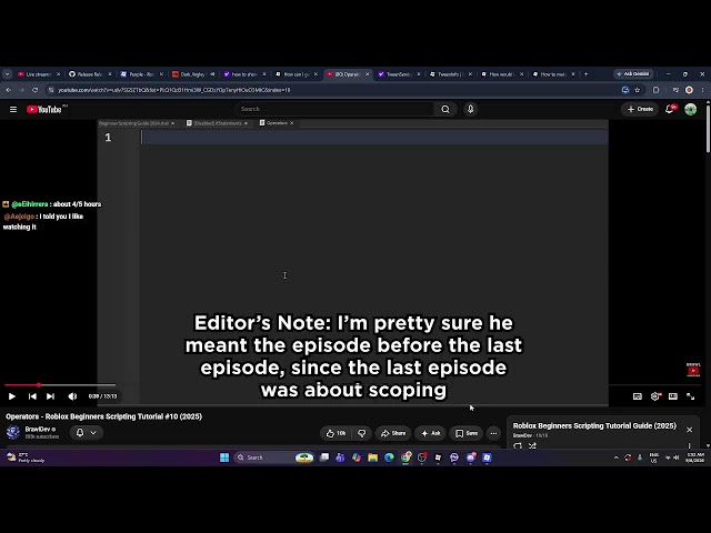 day 4 of trying to learn scripting/coding roblox luau and might animate