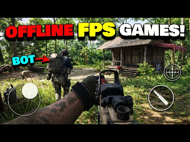 TOP 10 BEST OFFLINE MOBILE FPS GAMES IN 2026... (LIKE CALL OF DUTY & MORE)