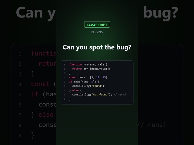 3 JavaScript snippets, 3 hidden bugs. Can you spot them? 🐛 #coding #programming #javascript
