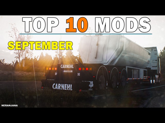 TOP 10 ETS2 MODS - SEPTEMBER 2026