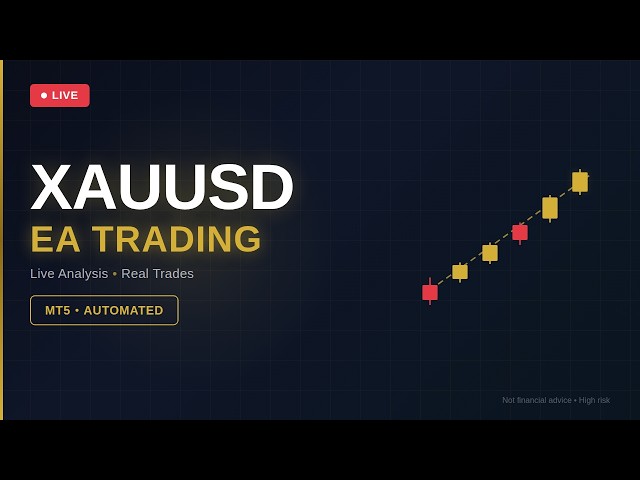 🔴 LIVE XAUUSD | EA Trading on MT5 | London Session Analysis: Educational only.