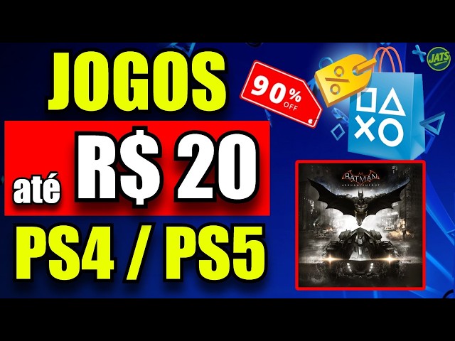 HUGE PS4 AND PS5 SALE! GAMES UNDER 20 REAIS IN THE PLAYSTATION SPRING SALE