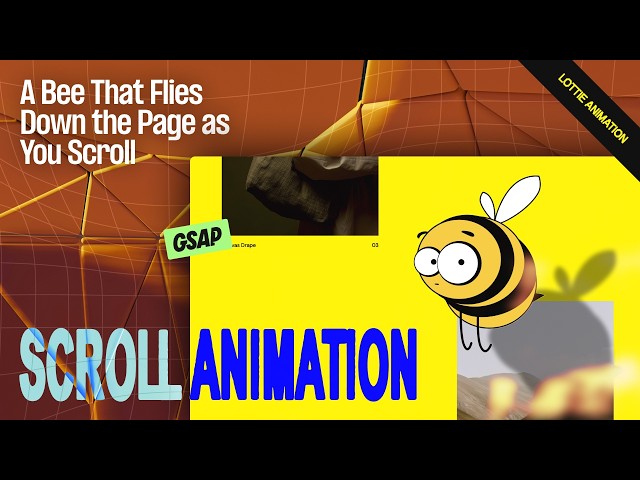 Ever Wanted a Bee to Buzz Down a Webpage on Scroll? That's the Scroll Animation (Powered by GSAP)