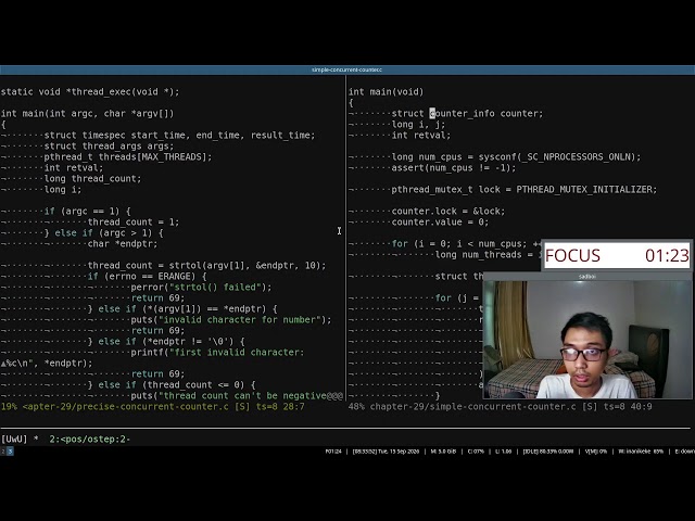 Live study: read along book "Operating Systems: Three Easy Pieces" (Part 199)
