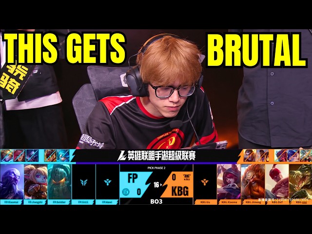 Wild Rift China — FP vs KBG | Someone Is Getting Destroyed.. 🔥 (ENG Sub)