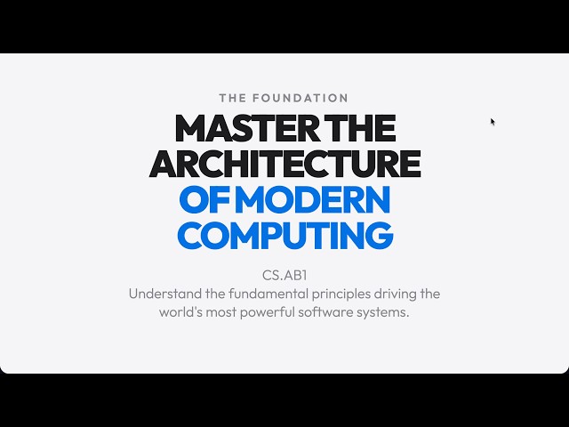 Computer Science Course | Master Algorithms, Programming, AI, Databases & More