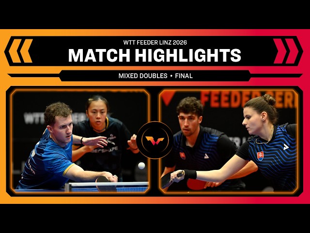 Green/Ho vs Zelinka/Puchovanova | XD Final | WTT Feeder Linz 2026