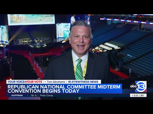 GOP hosts first-ever midterm convention ahead of elections in November,