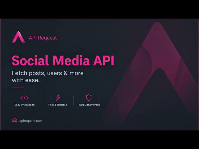 API Request | Social Media API in 18 Minutes (No Backend Needed)