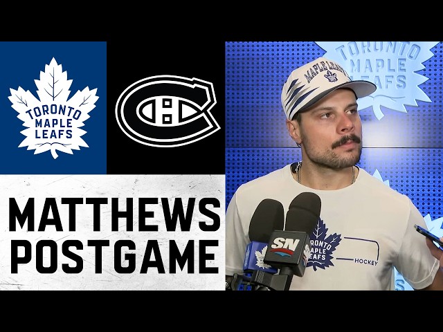 Auston Matthews | Post Game vs Montreal Canadiens | September 19, 2026