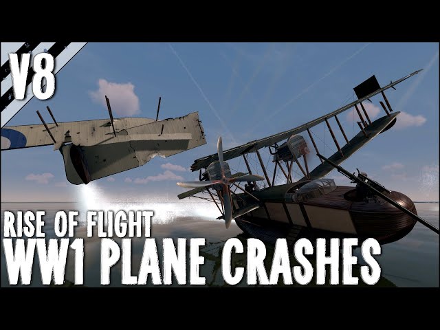 Realistic Airplane Crashes & Shootdowns! V8 | Rise of Flight - WW1 Flight Simulator