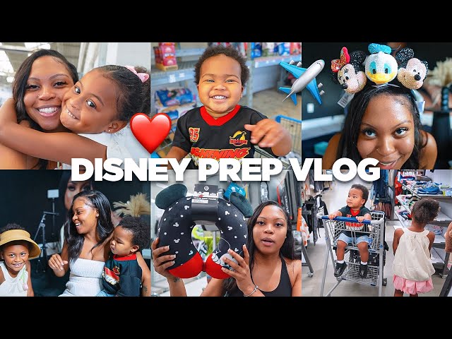 DISNEY PREP VLOG PT. 1: going shopping for disney, matching outfits, unboxing + nae got a surprise 🥰