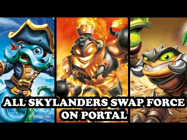 Skylanders Imaginators - All Skylanders Swap Force on Portal