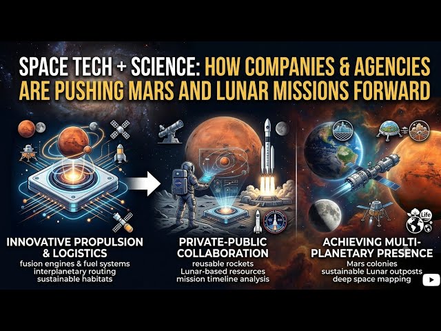 Space Tech + Science: How Private Companies and Agencies Are Pushing Mars and Lunar Missions Forward