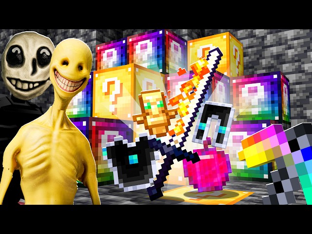 Horror Minecraft, But Every Ore Is Now A RARE LUCKY BLOCK!