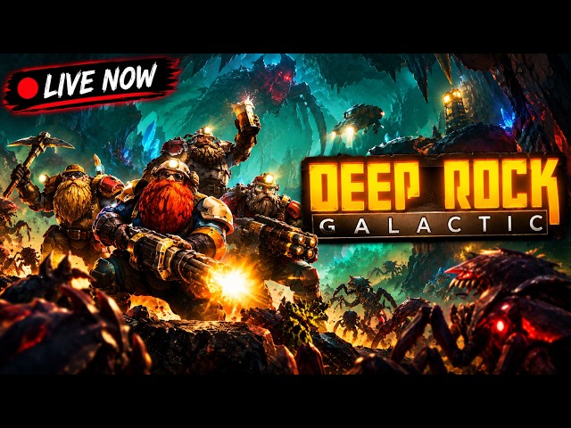 DEEP ROCK GALACTIC LIVE 🔴 | 2K QHD Gameplay | ROCK & STONE! ⛏️