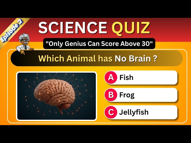 60 Science Quiz Challenge | Episode 2 | Brainbouncejr |