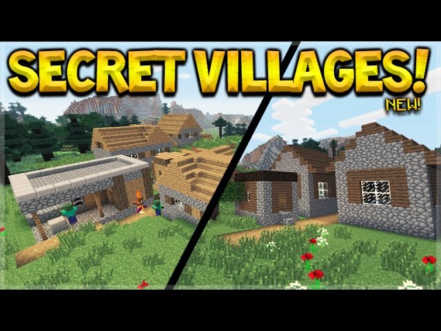 RARE SECRET VILLAGES! Minecraft Console Edition - Title Update 43 NEW Rare Villages