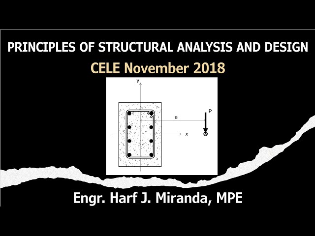 PSAD SITUATION 188: Shear and Balanced Eccentric Load on RC Column | CELE November 2018