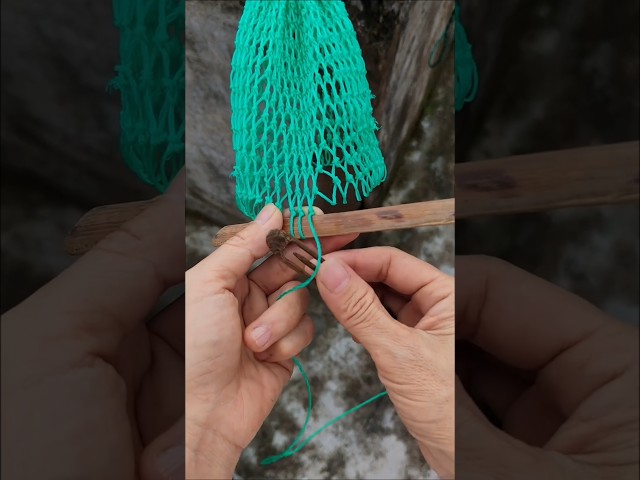 Never Weave Fishing Nets Like This! Try Easy Net Hack