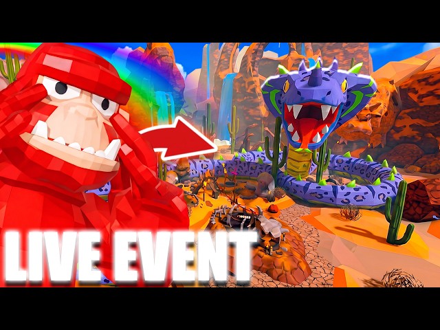 UG VR's NEW DESERT MAP + LIVE SNAKEUG DINO EVENT UPDATE...