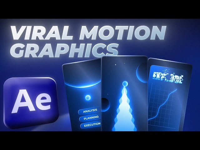 How to Edit VIRAL Short Form Motion Graphic Reels in After Effects!  (Step-by-Step TUTORIAL)
