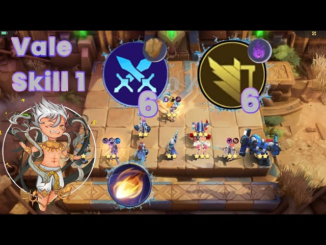 Magic Chess New Commander Vale Skill 1 | S.A.B.E.R + Swordsman | Wyrmslayer Freya Hyper