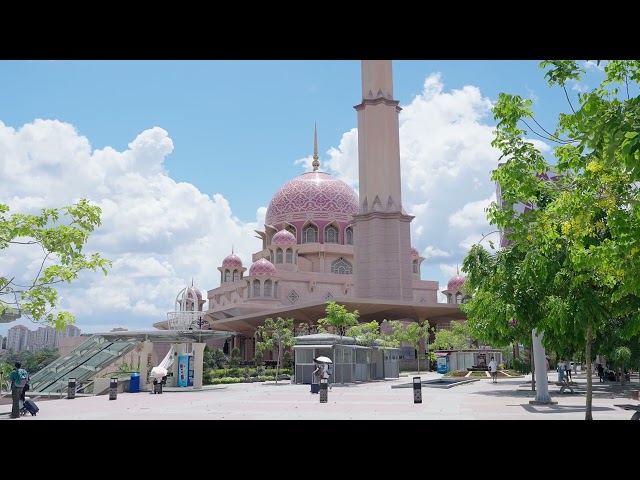 Islamic Background Video No Copyright – Mosque Drone Footage - Masjid