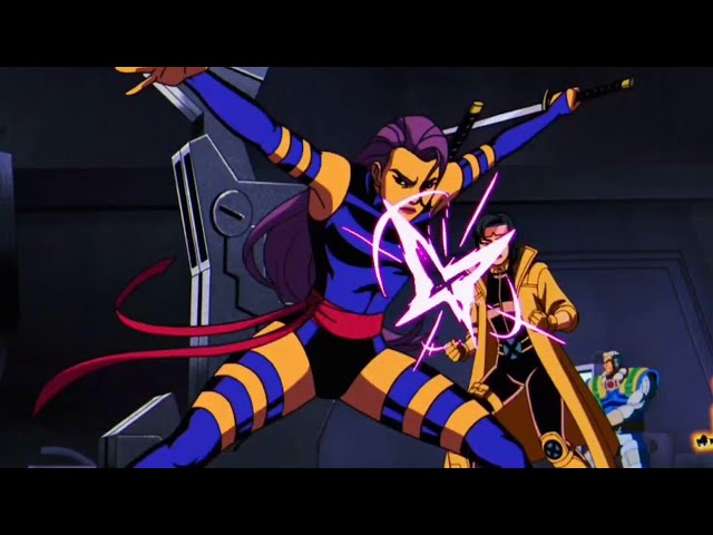 Psylocke - All Powers & Fights Scenes | X-Men 97’ (Season 2)