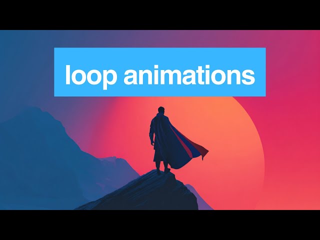 This is the FASTEST way to make looping animations with AI