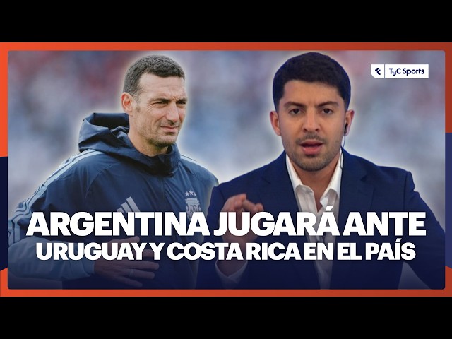 THE TWO FRIENDLY MATCHES FOR THE NATIONAL TEAM HAVE BEEN CONFIRMED: ARGENTINA VS URUGUAY AND ARGE...